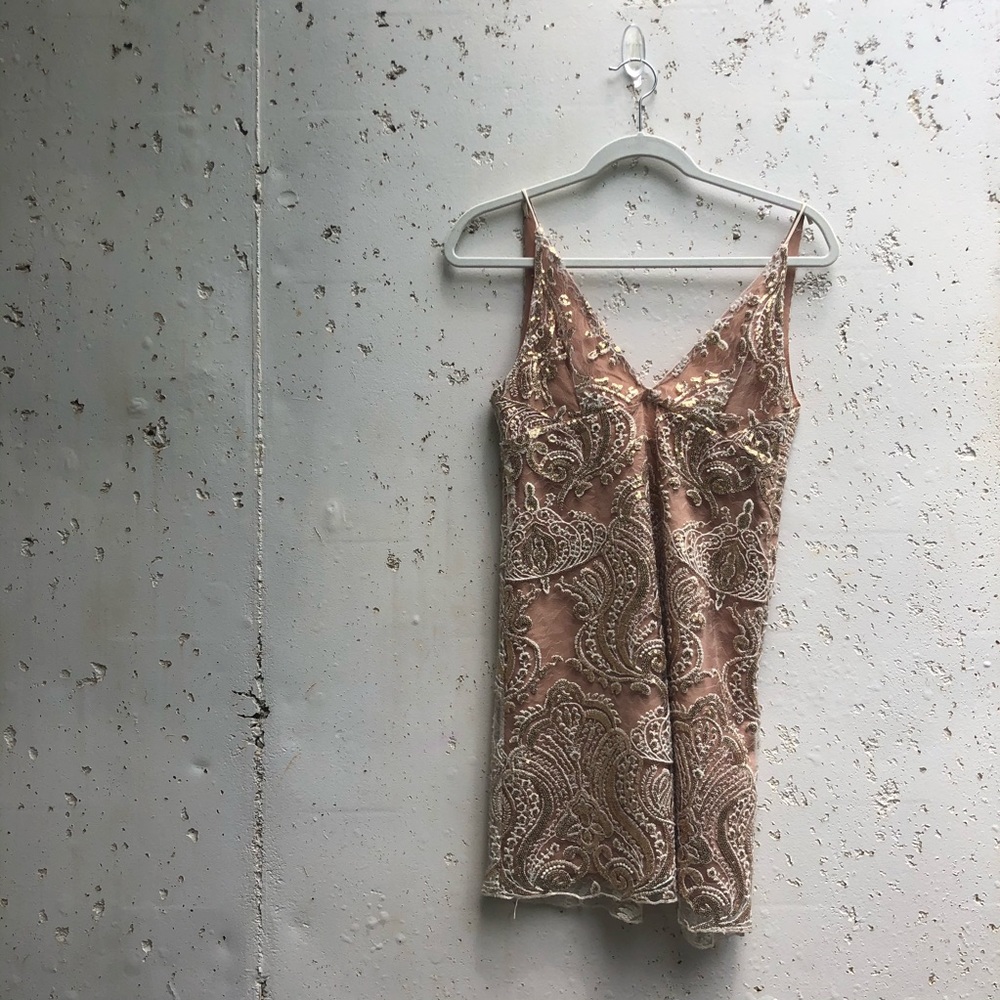 Night Shimmers Mini Dress